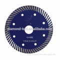 Guangjing Turbo Continuous Rim Saw Blade Diamond Blade for Stone Cutting
